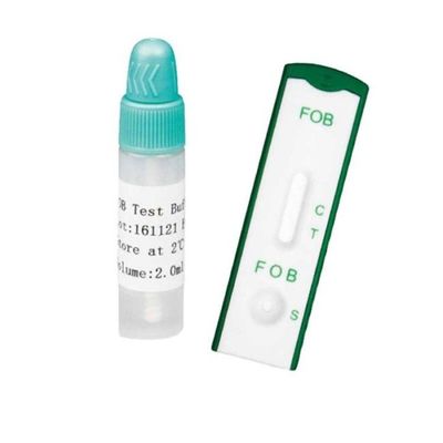 One Step Diagnostic Faecal Occult Blood Fob Rapid Test Cassette 25 การทดสอบ/ชุด